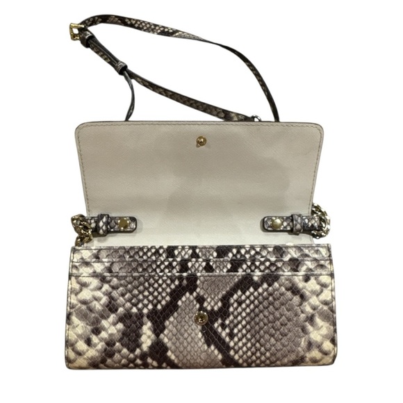 Two-Piece Michael Kors Snakeskin Satchel & Crossbody Bag Set | Day to Night - Picture 11 of 15